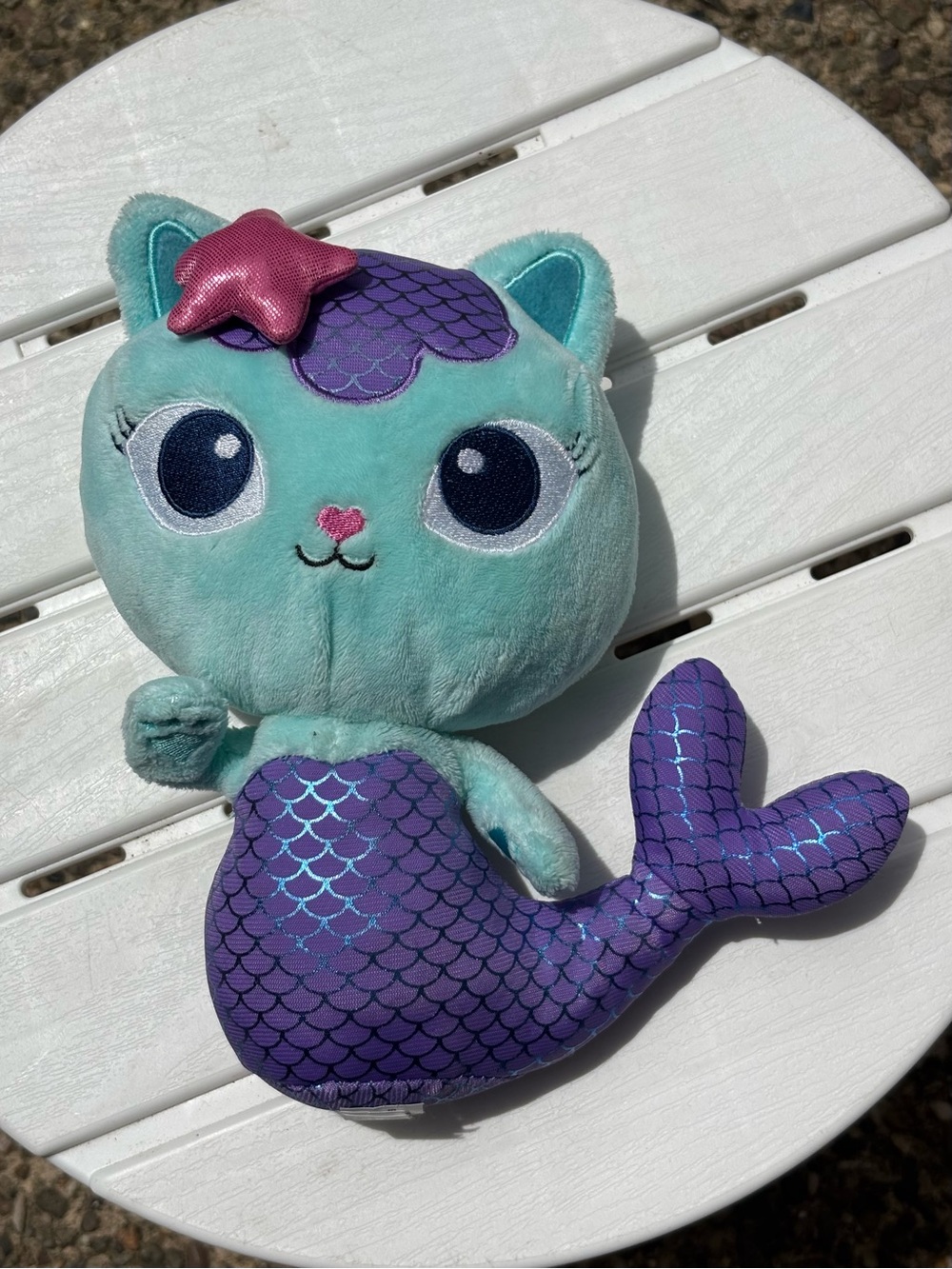 Gabby's Dollhouse MERCAT Purr-ific Plush Mermaid Cat Stuffed Animal Toy 2021